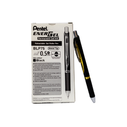 قلم بنتل اينر جيل - أسود -  Pentel Ener gel Permanent , BLP75-A , 0.5 Black