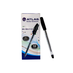 قلم جاف اطلس 1.0م اسود ATLAS Ball Pen -AS-BP100M-Bk