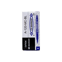 قلم اماك برأسين ثابت ازرق Amak permanent pen  